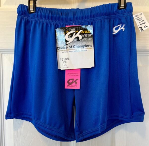 GK BOYS LARGE ROYAL GYMNASTICS RUNNING COMPETITION NYL/SPAN LONG SHORTS Sz CL