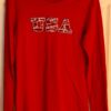 KAVIO! GK ADULT MEDIUM LgS RED GYMNASTIC TERMS USA PRINT COTTON T-SHIRT M (8-10) - Image 4
