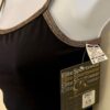 GK DANCE JAZZ ADULT MEDIUM BLACK MICROFIBER FOIL STRAPPY BACK CAMISOLE TOP Sz AM - Image 4