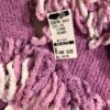 GIRLâ€™S KNIT BEANIE HAT & SCARF SET LILAC CHENILLE SPARKLE CHILD ONE SIZE - Image 4