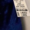 GK CHEER MICRO MINI WORKOUT ADULT LARGE ROYAL VELVET DANCE GYMNAST SHORTS Sz AL - Image 8