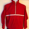GK RED TASLAN CHILD X-SMALL GYMNASTICS ATHLETES WARM UP PULLOVER JACKET Sz CXS