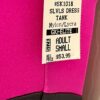 GK ICE FIGURE PEWTER PINK ADULT SMALL NYLON/SPANDEX SLVLS SKATE TANK DRESS Sz AS - Image 6
