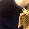 GK DANCE JAZZ TOP ADULT LARGE BLUE VELVET FOIL X-BACK FOIL STRAPS CAMISOLE Sz AL - Image 4