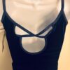 GK DANCE JAZZ TOP ADULT LARGE BLUE VELVET FOIL X-BACK FOIL STRAPS CAMISOLE Sz AL - Image 6