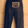 GK DANCE JAZZ TOP ADULT LARGE BLUE VELVET FOIL X-BACK FOIL STRAPS CAMISOLE Sz AL - Image 7