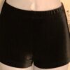GK MICRO MINI ADULT MEDIUM BLACK WORKOUT JA GYMNASTICS CHEER DANCE SHORTS AM