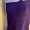 GK DANCE CHEER LADIES SMALL PURPLE COTTON/SPANDEX ONE SHOULDER ASYM TOP Sz AS - Image 2