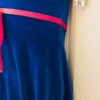 GK ICE SKATE GIRLS LARGE CAP SLV BLUE VELVET EMPIRE LINE DRESS Sz CL WAS $72.95! - Image 4