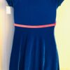 GK ICE SKATE GIRLS LARGE CAP SLV BLUE VELVET EMPIRE LINE DRESS Sz CL WAS $72.95! - Image 5