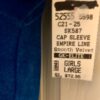GK ICE SKATE GIRLS LARGE CAP SLV BLUE VELVET EMPIRE LINE DRESS Sz CL WAS $72.95! - Image 6