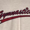 DURABLE GK SSLV T-SHIRT MENS LARGE WHITE COTTON GYMNASTIC RED GRAPHICS AL NWT - Image 2