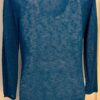COLDWATER CREEK LONG CARDIGAN BLUE-GREEN SLUB KNIT LADIES SMALL Sz 6 EUC! - Image 4