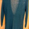 COLDWATER CREEK LONG CARDIGAN BLUE-GREEN SLUB KNIT LADIES SMALL Sz 6 EUC! - Image 6