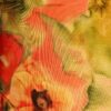 GK ICE FIGURE SKATE ADULT SMALL MATTE TRICOT WATERCOLOR FLORAL PRINT DRESS AS - Image 2