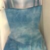 GK METALLIC BLUE CLOUDS ADULT X-SMALL TIE-DYE CAMISOLE FIGURE SKATE DRESS AXS - Image 3