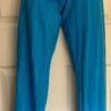 GK STREETWEAR ADULT MEDIUM BLUE 2-LAYER WAIST WHITE TRIM TIE CASUAL PANTS Sz M