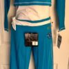 GK STREETWEAR ADULT MEDIUM BLUE 2-LAYER WAIST WHITE TRIM TIE CASUAL PANTS Sz M - Image 7