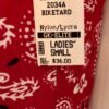 GK DANCE BIKETARD ADULT SMALL RED PAISLEY PRINT BLACK N/S WORKOUT GYM TANK Sz AS - Image 5