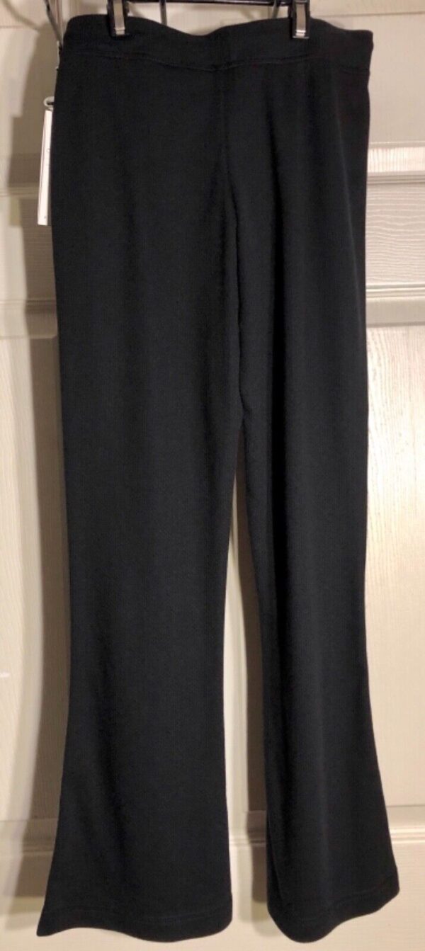 GK WARM UP YOUTH 12 MEDIUM BLACK COTTON/POLY GYM DANCE CHEER SPORT PANTS Sz Y12 - Image 3