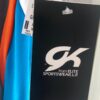 GK Elite BOYS X-LARGE GYMNASTIC COMPETITION SHIRT GRAY BLUE ORANGE N/S CXL NWT! - Image 4