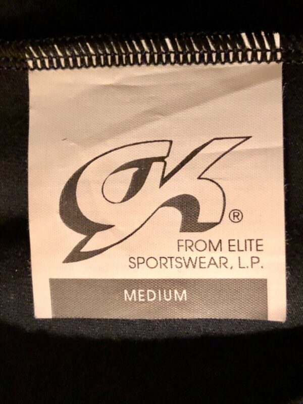 GK ICE SKATE ADULT MEDIUM BLACK COTTON/SPANDEX ATHLETIC WARM UP PANTS Sz AM NWT! - Image 7