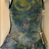 GK TIE-DYE HOLOGRAM ICE FIGURE SKATE GIRLS LARGE TRICOT SLVLS DRESS Sz CL NWT!