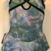GK TIE-DYE HOLOGRAM ICE FIGURE SKATE GIRLS LARGE TRICOT SLVLS DRESS Sz CL NWT! - Image 3