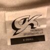 GK WHITE LgS ZIP UP ADULT X-SMALL BRUSH TRICOT WARM UP ICE SKATE JACKET Sz AXS - Image 6