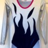 GK LgSLV ROYAL VELVET ADULT SMALL SILVER MYSTIQUE GYMNASTICS DANCE LEOTARD AS - Image 4