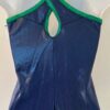 GK DANCE JAZZ CHEER LADIES SMALL NAVY GREEN MYSTIQUE CRISSCROSS STRAP TOP Sz AS - Image 5