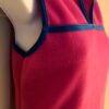GK PINK FLEECE ADULT X-SMALLBLUE VELVET TRIM PULL-OVER SPORT SKATE GYM Sz XS - Image 3