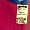 GK PINK FLEECE ADULT X-SMALLBLUE VELVET TRIM PULL-OVER SPORT SKATE GYM Sz XS - Image 5