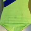 GK LADIES X-SMALL LgSLV GREEN BLUE HOLOGRAM FOIL GYMNASTICS DANCE LEOTARD SZ XS - Image 8