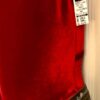GK ELITE ICE SKATE SLVLS GIRLS SMALL RED VELVET MID BACK OPEN DRESS Sz CS NWT! - Image 4