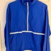 GK BLUE SUPPLEX ADULT LARGE GYMNASTIC ALL SPORT WARM UP JACKET WINDBREAKER SZ L - Image 2