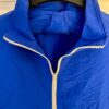 GK BLUE SUPPLEX ADULT LARGE GYMNASTIC ALL SPORT WARM UP JACKET WINDBREAKER SZ L - Image 3