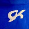 GK BLUE SUPPLEX ADULT LARGE GYMNASTIC ALL SPORT WARM UP JACKET WINDBREAKER SZ L - Image 6