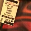 GK DANCE BALLET WRAP SKIRT CHILD LARGE WAVE PATTERN BLACK VELVET TIE Sz CL NWT! - Image 3