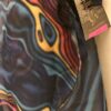 GK DANCE BALLET WRAP SKIRT CHILD LARGE WAVE PATTERN BLACK VELVET TIE Sz CL NWT! - Image 4