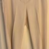 TALBOTS LADIES SIZE 8 PETITE BEIGE POLY/RAYON/SPANDEX STRETCH CROP PANTS Sz 8P