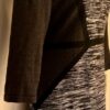 CALVIN KLEIN WOMENS SIZE SMALL BLACK GRAY WHITE 3/4 SLV KNIT SHEATH DRESS Sz S - Image 2