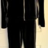 GK BLACK VELVET ADULT X-SMALL GYMNASTICS SKATE WARM-UP CASUAL LOUNGE PANTS SZ XS - Image 7
