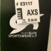GK Elite Capri Tights ADULT X-SMALL  Mosaic Print Nylon Spandex GREEN BLACK AXS - Image 5