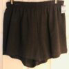 SOFFE BLACK COTTON/BLENDED ADULT XL STAR & GYMNAST GRAPHICS ATHLETIC SHORTS AXL