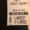 SOFFE BLACK COTTON/BLENDED ADULT XL STAR & GYMNAST GRAPHICS ATHLETIC SHORTS AXL - Image 3