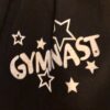 SOFFE BLACK COTTON/BLENDED ADULT XL STAR & GYMNAST GRAPHICS ATHLETIC SHORTS AXL - Image 5