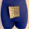 GK NAVY ADULT X-SMALL WORKOUT SHORTS NYLON/SPANDEX GYMNASTIC DANCE CHEER GYM XS