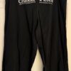 GK CHEER GRAY ATHLETIC LOUNGE PANTS SIZE LADIES LARGE COTTON WHITE STRIPES AL - Image 4