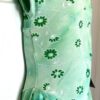 GK ICE SKATE CAP SLV GIRLS SMALL GREEN FLORAL PRINT NYLON/SPANDEX DRESS Sz CS NW - Image 3
